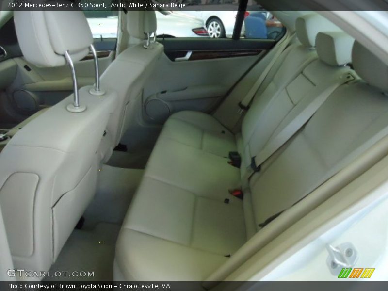 Arctic White / Sahara Beige 2012 Mercedes-Benz C 350 Sport