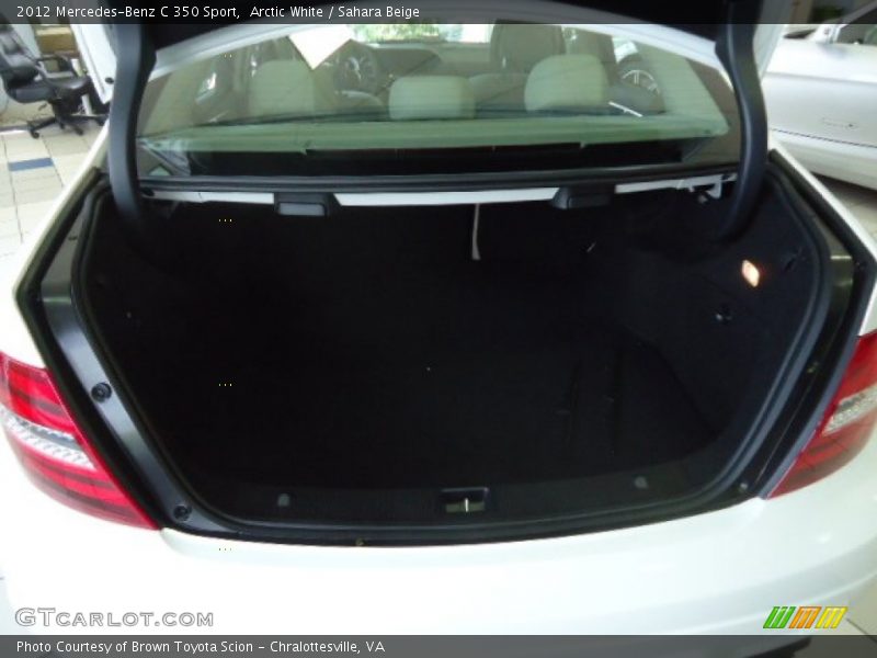 Arctic White / Sahara Beige 2012 Mercedes-Benz C 350 Sport