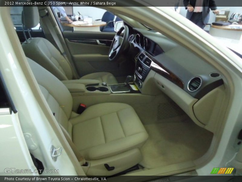 Arctic White / Sahara Beige 2012 Mercedes-Benz C 350 Sport