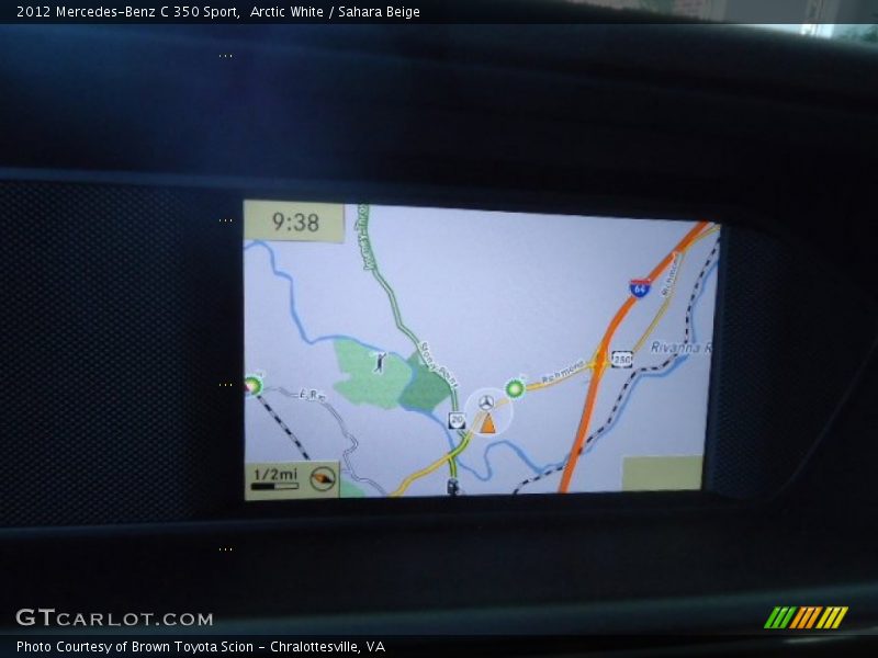 Arctic White / Sahara Beige 2012 Mercedes-Benz C 350 Sport