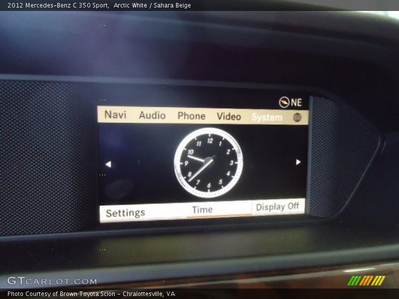 Arctic White / Sahara Beige 2012 Mercedes-Benz C 350 Sport