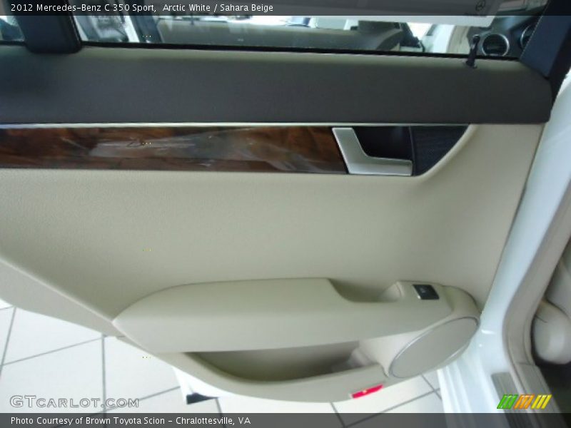 Arctic White / Sahara Beige 2012 Mercedes-Benz C 350 Sport