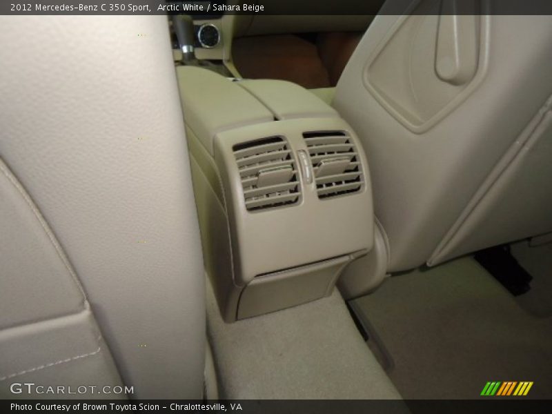Arctic White / Sahara Beige 2012 Mercedes-Benz C 350 Sport