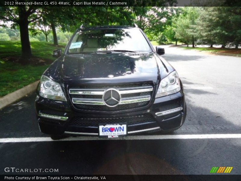 Capri Blue Metallic / Cashmere 2012 Mercedes-Benz GL 450 4Matic