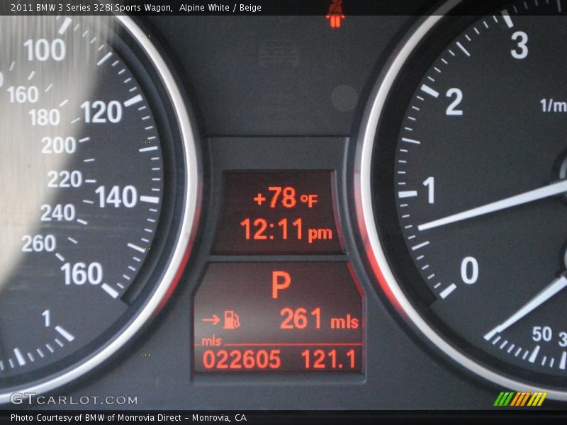 Alpine White / Beige 2011 BMW 3 Series 328i Sports Wagon