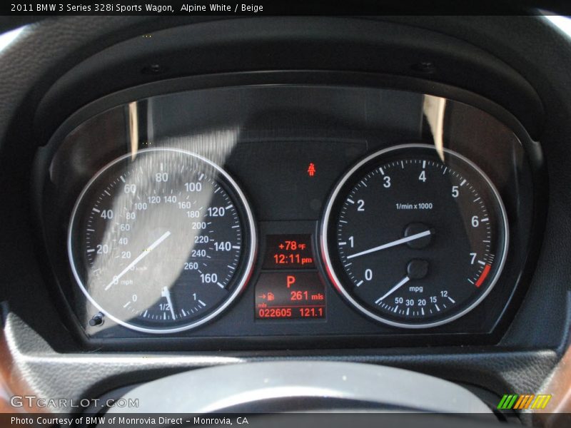 Alpine White / Beige 2011 BMW 3 Series 328i Sports Wagon