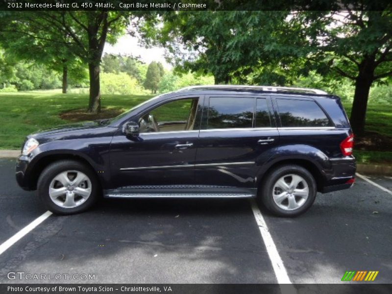 Capri Blue Metallic / Cashmere 2012 Mercedes-Benz GL 450 4Matic