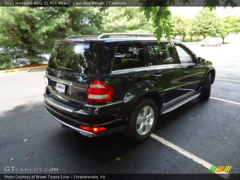 Capri Blue Metallic / Cashmere 2012 Mercedes-Benz GL 450 4Matic