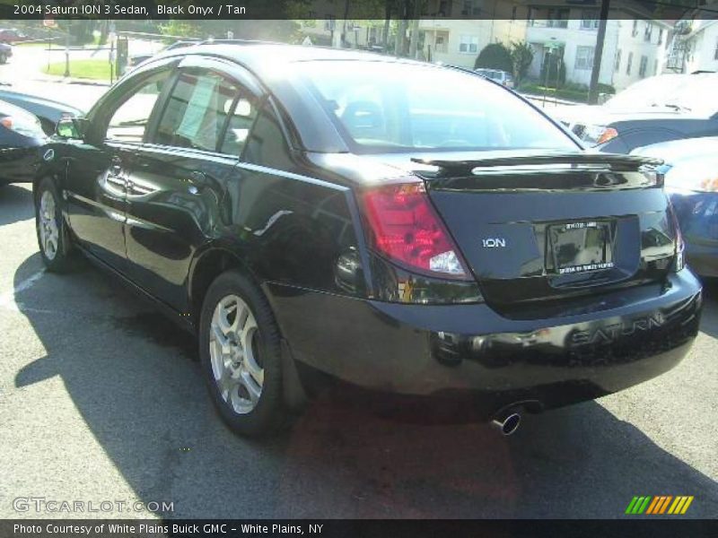 Black Onyx / Tan 2004 Saturn ION 3 Sedan