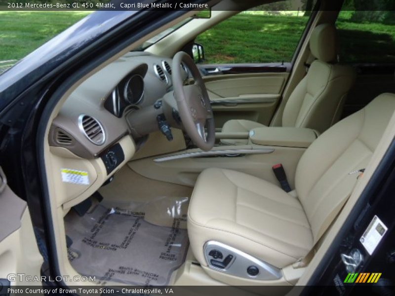 Capri Blue Metallic / Cashmere 2012 Mercedes-Benz GL 450 4Matic
