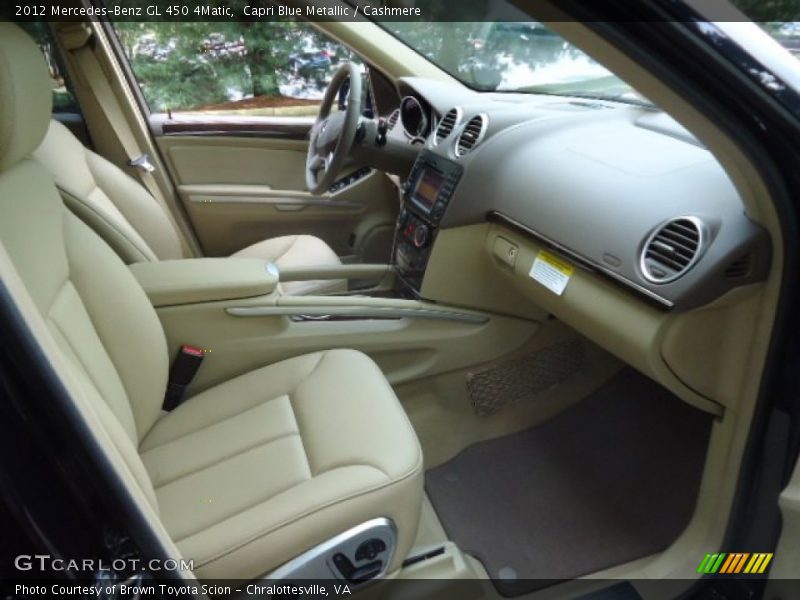 Capri Blue Metallic / Cashmere 2012 Mercedes-Benz GL 450 4Matic