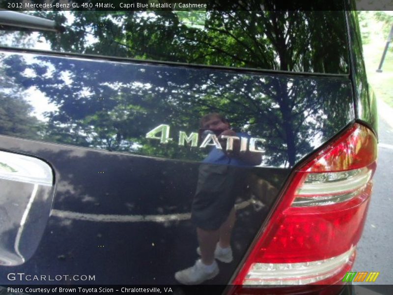 Capri Blue Metallic / Cashmere 2012 Mercedes-Benz GL 450 4Matic