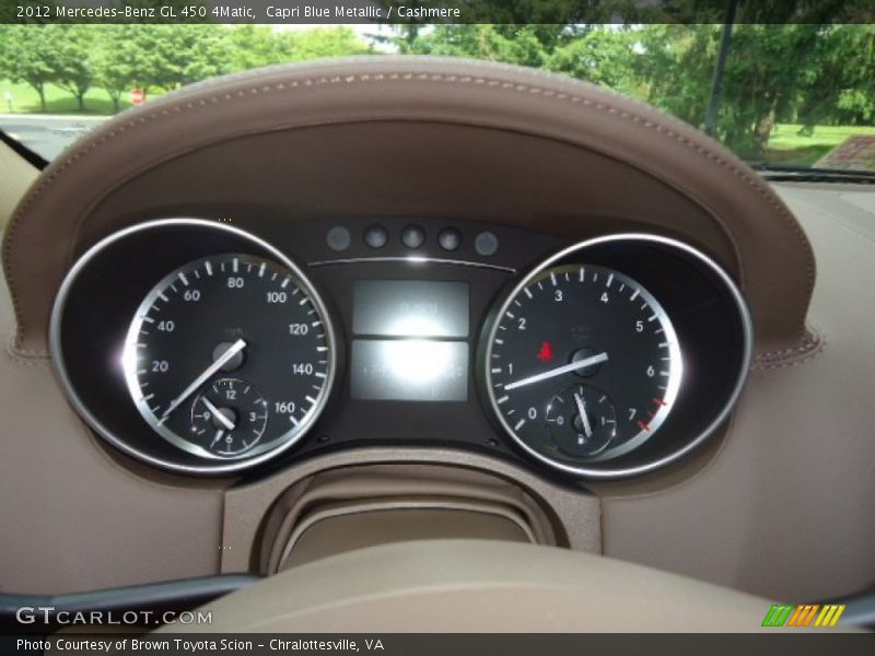 Capri Blue Metallic / Cashmere 2012 Mercedes-Benz GL 450 4Matic