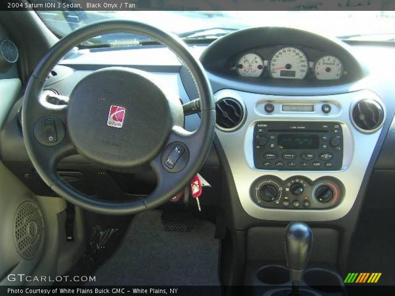 Black Onyx / Tan 2004 Saturn ION 3 Sedan