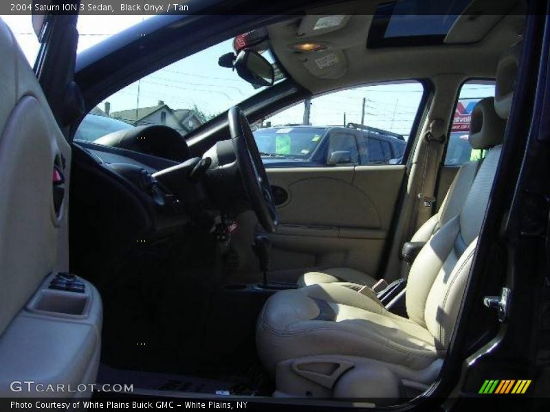 Black Onyx / Tan 2004 Saturn ION 3 Sedan