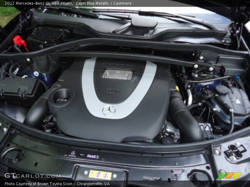 Capri Blue Metallic / Cashmere 2012 Mercedes-Benz GL 450 4Matic