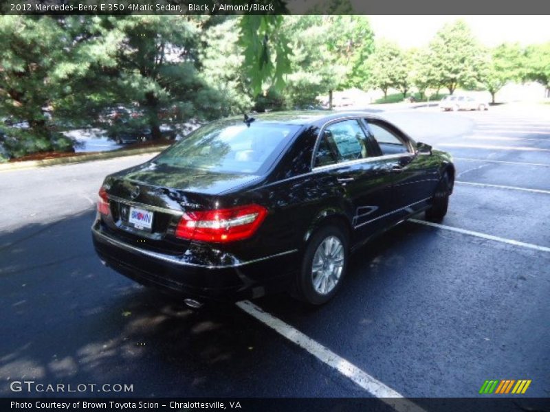 Black / Almond/Black 2012 Mercedes-Benz E 350 4Matic Sedan