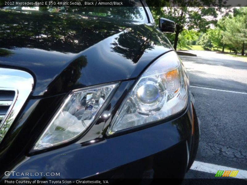 Black / Almond/Black 2012 Mercedes-Benz E 350 4Matic Sedan