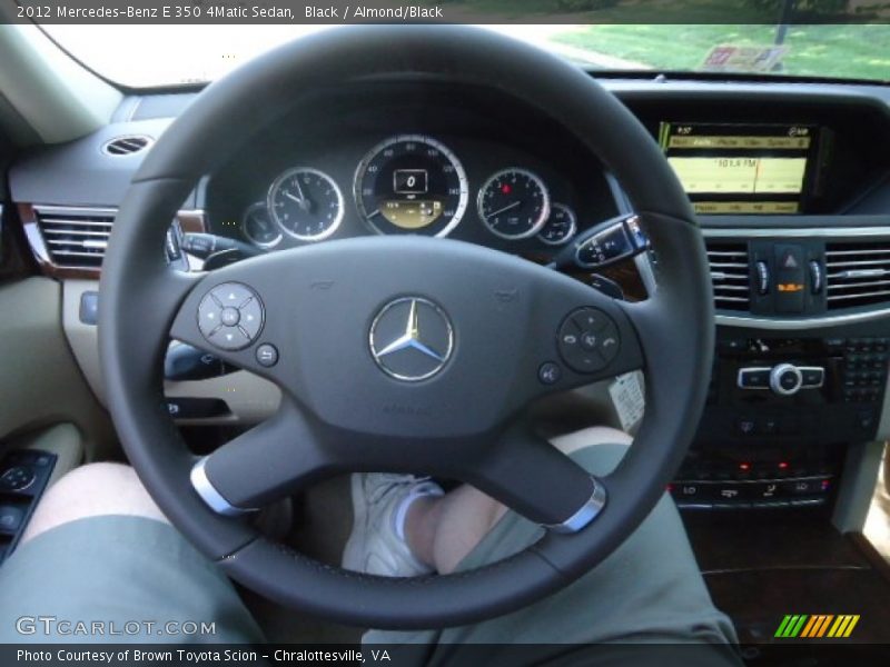 Black / Almond/Black 2012 Mercedes-Benz E 350 4Matic Sedan