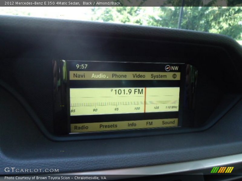 Black / Almond/Black 2012 Mercedes-Benz E 350 4Matic Sedan
