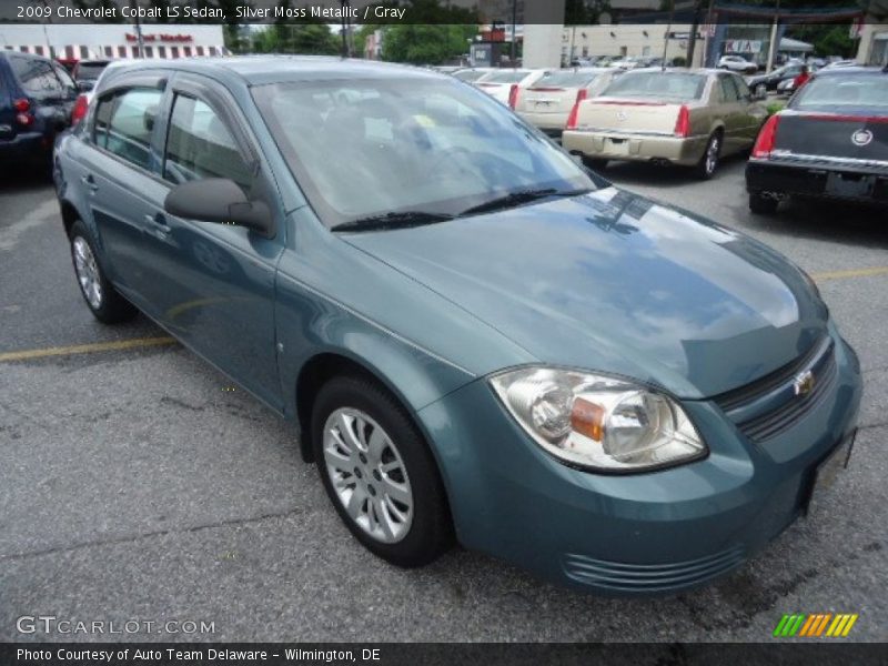 Silver Moss Metallic / Gray 2009 Chevrolet Cobalt LS Sedan