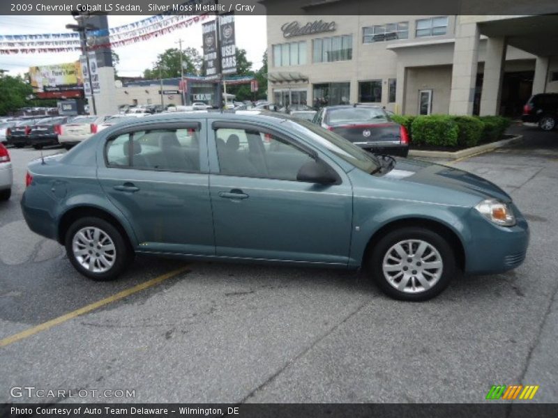 Silver Moss Metallic / Gray 2009 Chevrolet Cobalt LS Sedan