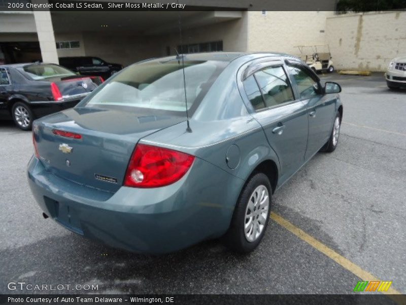 Silver Moss Metallic / Gray 2009 Chevrolet Cobalt LS Sedan