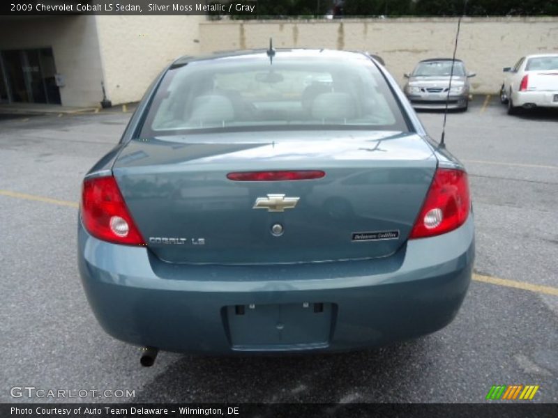 Silver Moss Metallic / Gray 2009 Chevrolet Cobalt LS Sedan