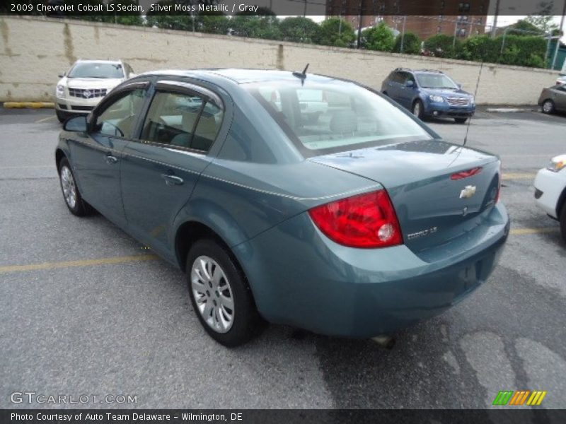 Silver Moss Metallic / Gray 2009 Chevrolet Cobalt LS Sedan