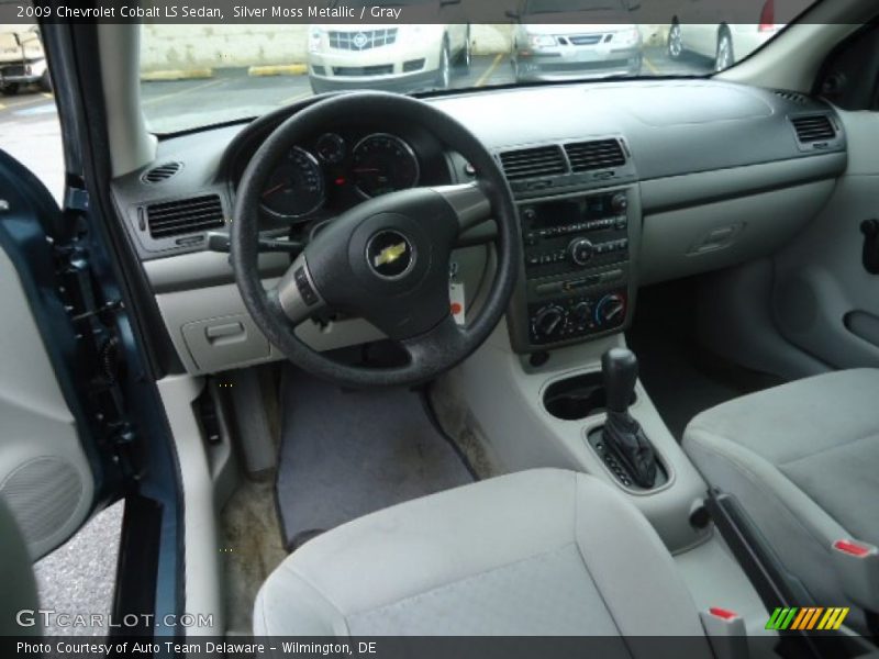 Silver Moss Metallic / Gray 2009 Chevrolet Cobalt LS Sedan