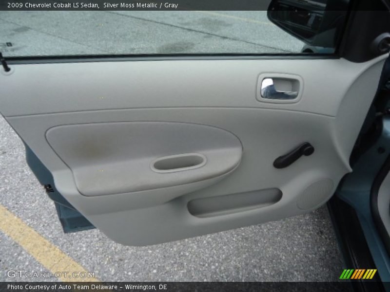 Silver Moss Metallic / Gray 2009 Chevrolet Cobalt LS Sedan