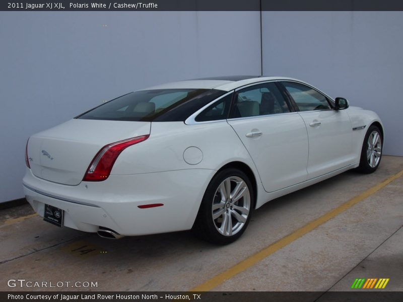 Polaris White / Cashew/Truffle 2011 Jaguar XJ XJL