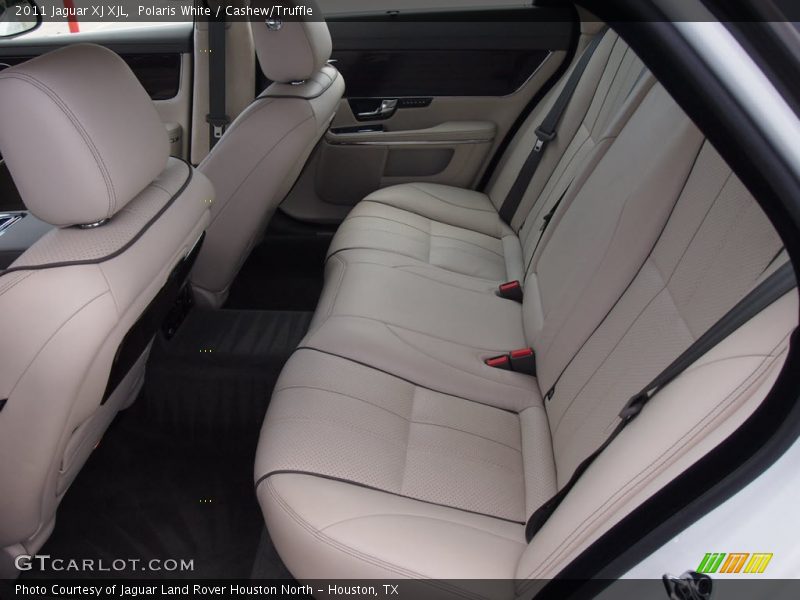 Polaris White / Cashew/Truffle 2011 Jaguar XJ XJL