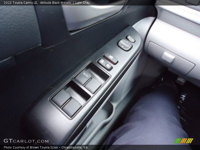 Attitude Black Metallic / Light Gray 2012 Toyota Camry LE