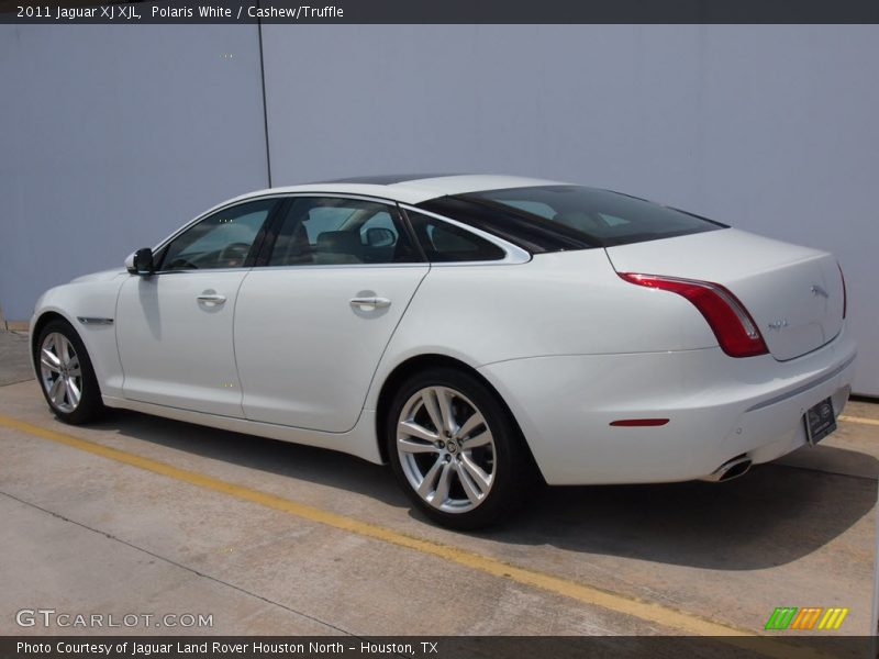 Polaris White / Cashew/Truffle 2011 Jaguar XJ XJL