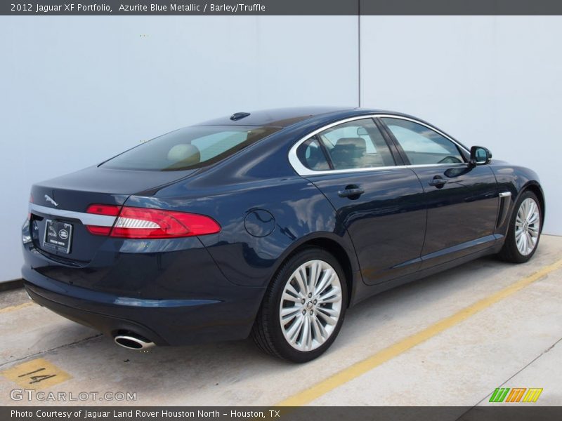 Azurite Blue Metallic / Barley/Truffle 2012 Jaguar XF Portfolio