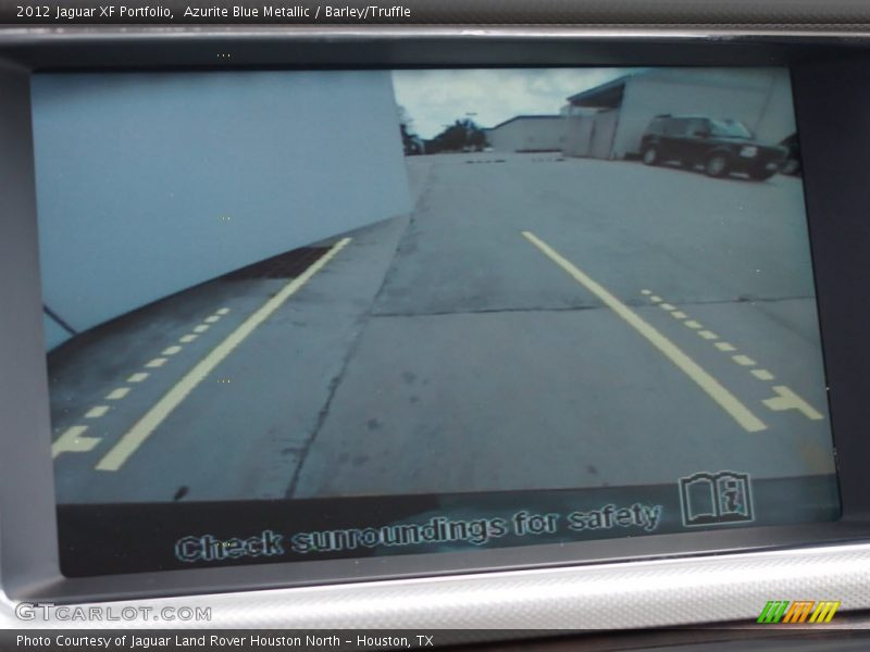 Azurite Blue Metallic / Barley/Truffle 2012 Jaguar XF Portfolio