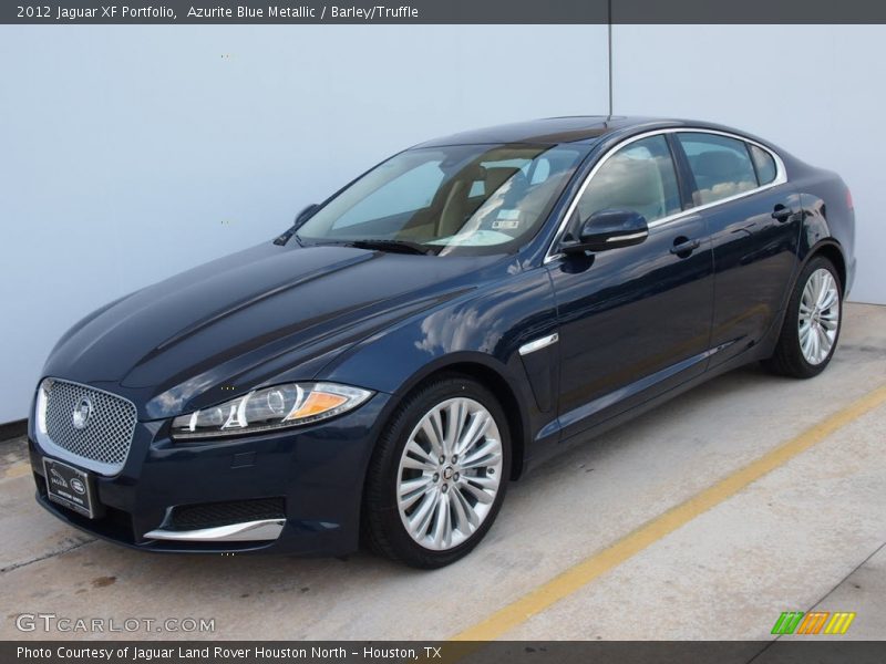 Azurite Blue Metallic / Barley/Truffle 2012 Jaguar XF Portfolio