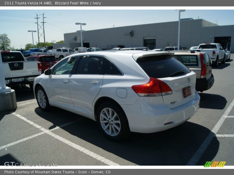 Blizzard Pearl White / Ivory 2011 Toyota Venza I4 AWD