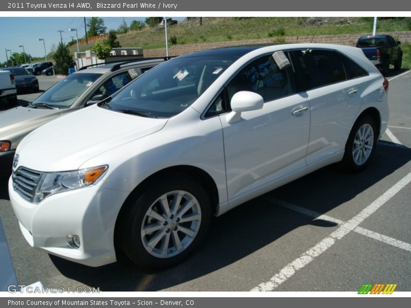 Blizzard Pearl White / Ivory 2011 Toyota Venza I4 AWD