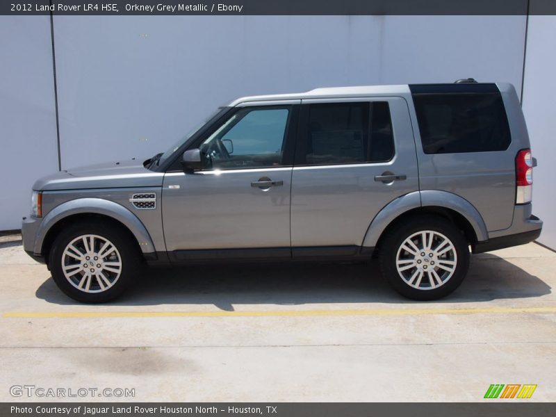 Orkney Grey Metallic / Ebony 2012 Land Rover LR4 HSE