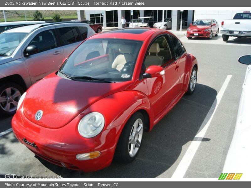 Tornado Red / Cream Beige 2005 Volkswagen New Beetle GLS 1.8T Coupe