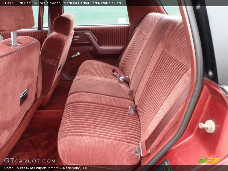  1992 Century Special Sedan Red Interior