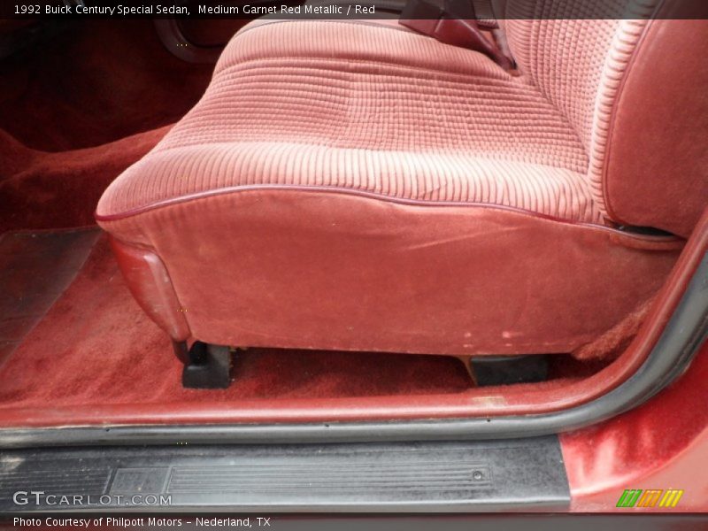 Front Seat of 1992 Century Special Sedan