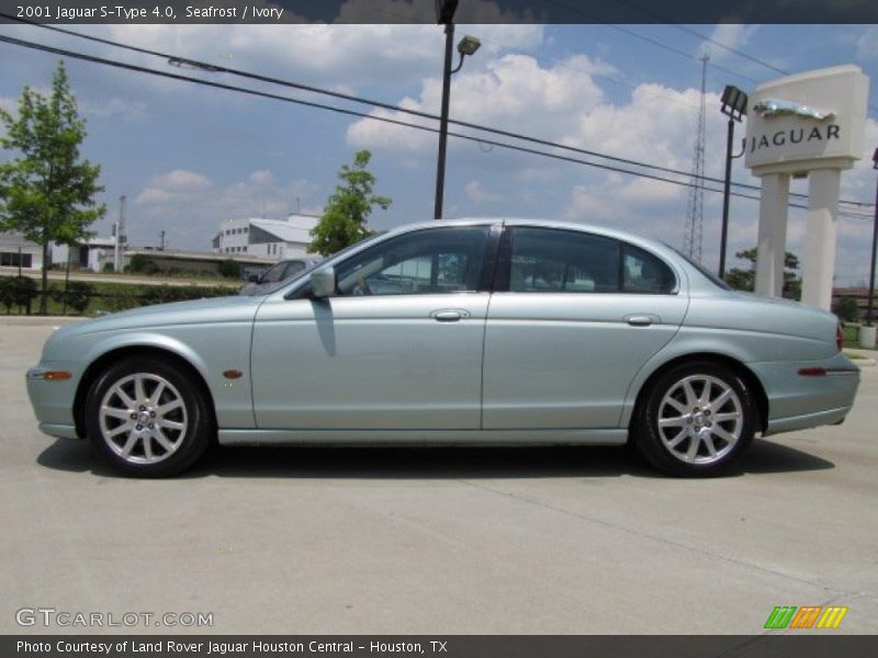 Seafrost / Ivory 2001 Jaguar S-Type 4.0