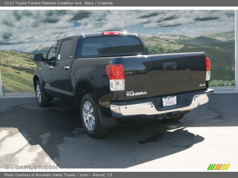 Black / Graphite 2012 Toyota Tundra Platinum CrewMax 4x4