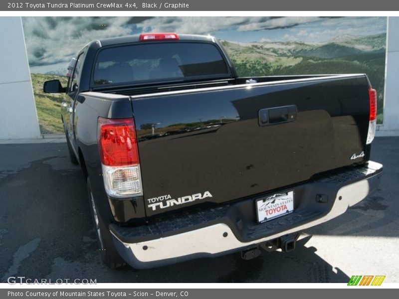 Black / Graphite 2012 Toyota Tundra Platinum CrewMax 4x4