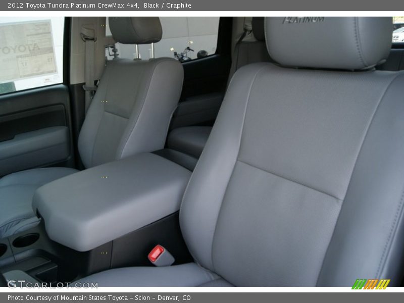 Black / Graphite 2012 Toyota Tundra Platinum CrewMax 4x4