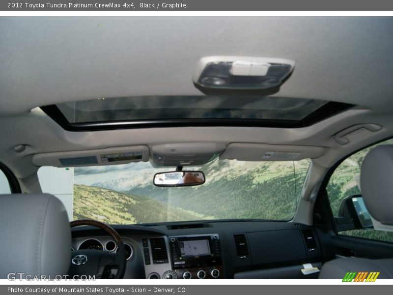 Black / Graphite 2012 Toyota Tundra Platinum CrewMax 4x4