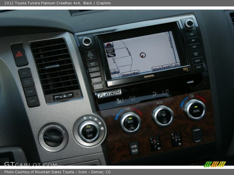 Black / Graphite 2012 Toyota Tundra Platinum CrewMax 4x4